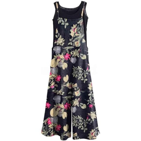 Women's Casual Loose Long Jumpsuits Jumpsuits-039 - Picture 1 of 3